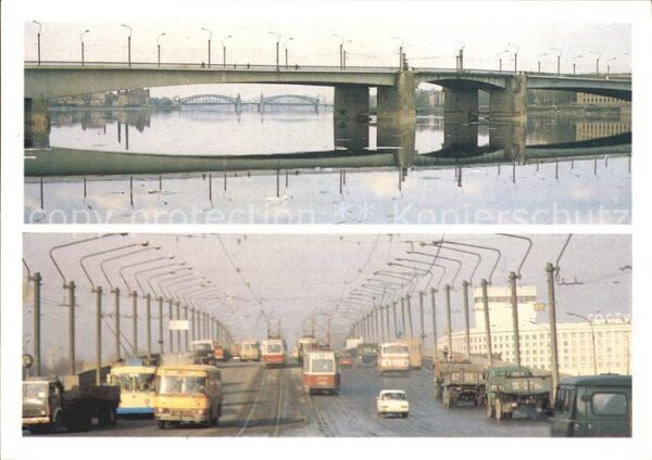 St Petersburg Leningrad Alexander Newsky Brücke