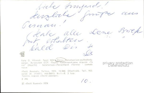 Paernu Sanatorium Ferienheim Tervis – Bild 2