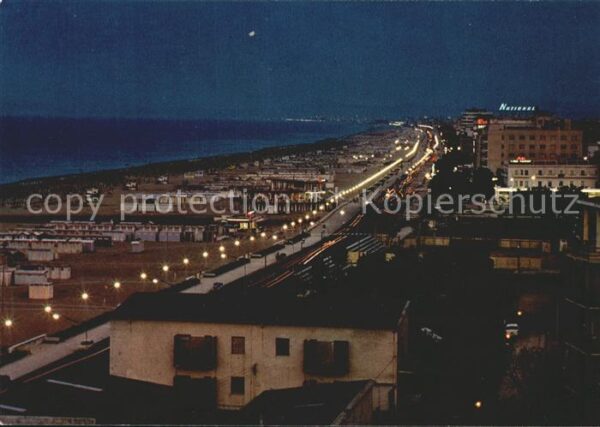 Rimini Spiaggia notturno