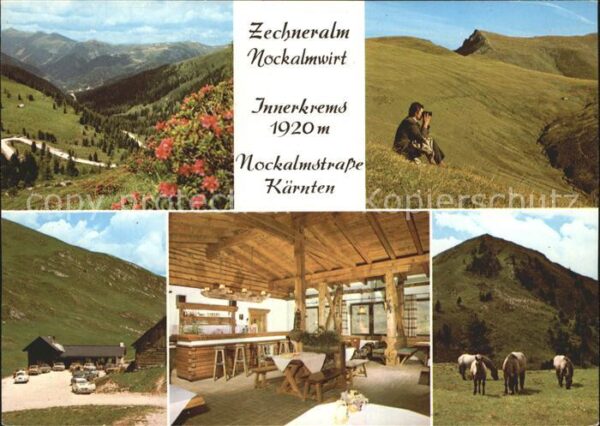 Innerkrems Krems Kaernten Berggasthaus Zechneralm Nockalmwirt Gas