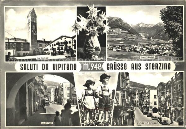 Sterzing Suedtirol La Torre Panorama Motivo Vipiteno Centr