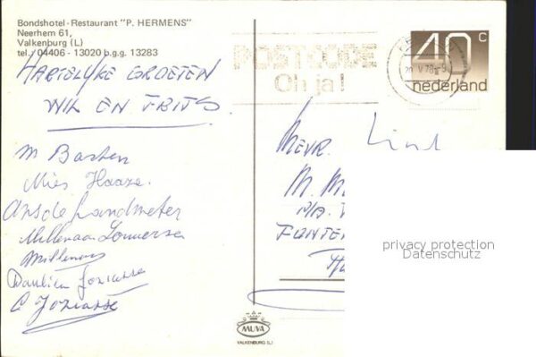 Valkenburg aan de Geul Bondshotel Restaurant P Hermes – Bild 2