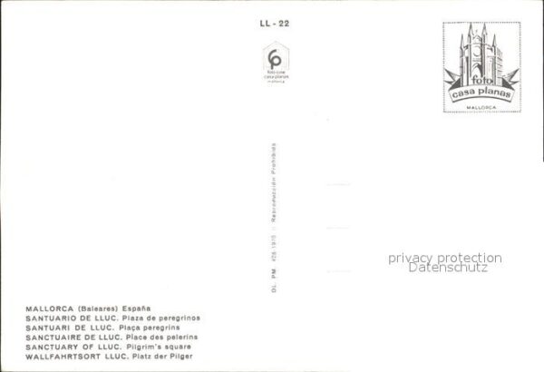 Mallorca Santuario de Lluc Plaza de peregrinos – Bild 2