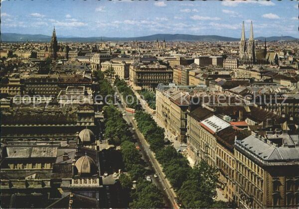 Wien Ringstrasse vom Ringturm