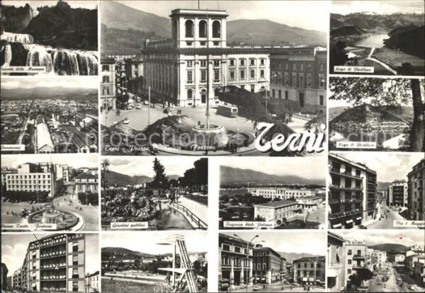 Terni Paseata delle Marmore Panorama Piazza T