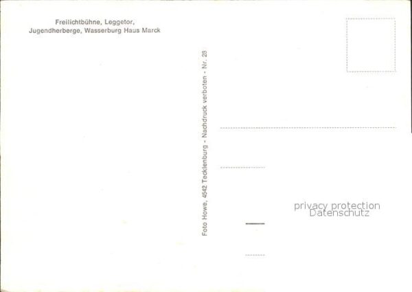 Tecklenburg Freilichtbühne Leggetor Jugendherberge – Bild 2