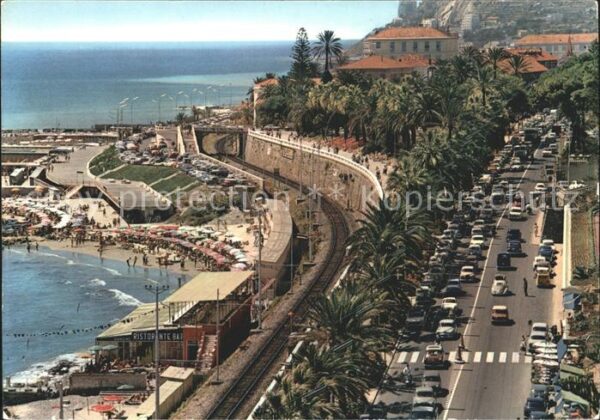San Remo La Spiaggia e Corso Imperatrice