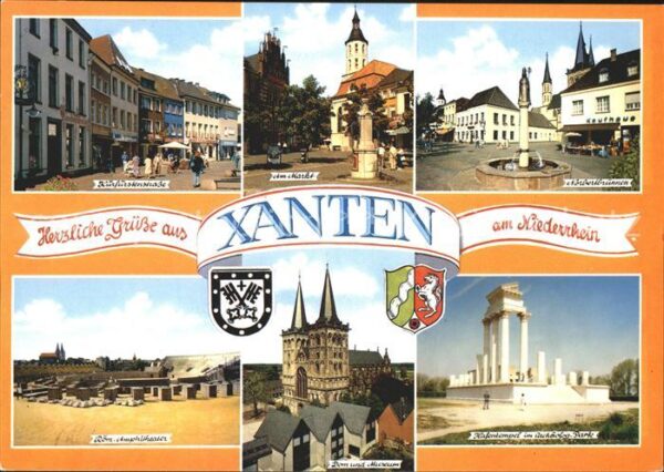 Xanten Kurfürstenstrasse Markt Norbertbrunnen