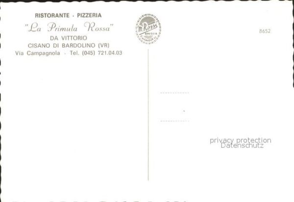 Cisano di Bardolino Verona Ristorante Pizzeria La Primula Rossa – Bild 2