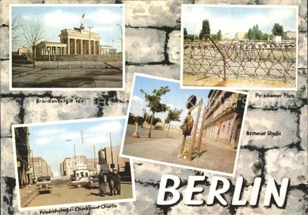 Berlin Brandenburger Tor Friedrichstr Checkpoi