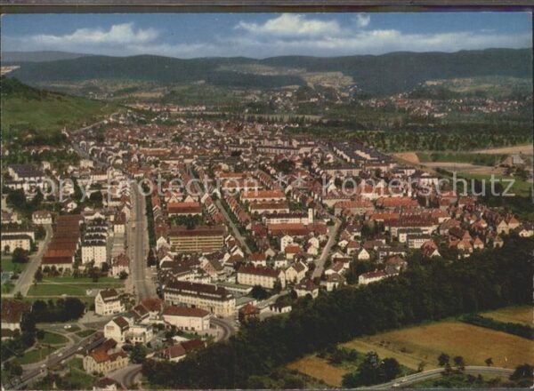 Weil am Rhein Fliegeraufnahme