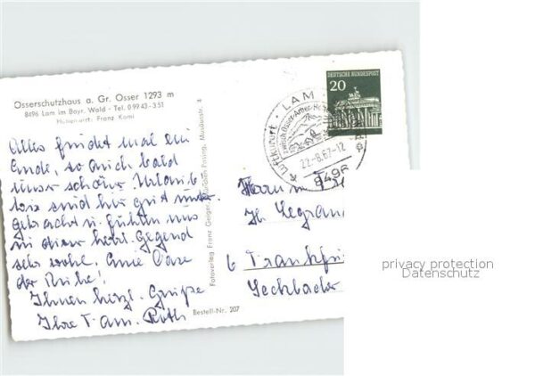 Lam Oberpfalz Osserschutzhaus Landesgrenze Zwercheck – Bild 2