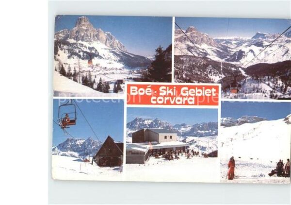 Corvara Pustertal Suedtirol Boe Ski Gebiet Sesselbahn Ski Station L