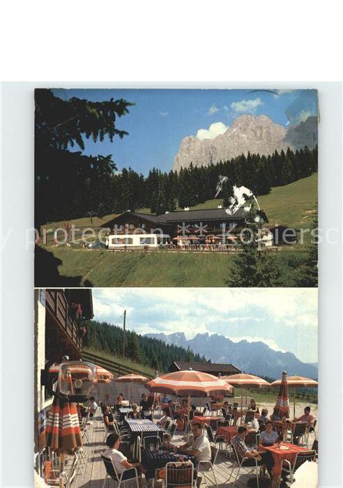 Welschnofen Suedtirol Gasthof Frommer Alm