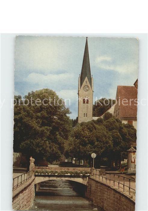 Weiler Allgaeu Kirche Brücke