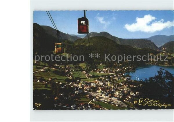 St Gilgen Salzkammergut Gondelbahn Zwölferhorn
