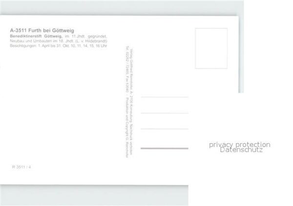Furth Goettweig Fliegeraufnahme Benediktinerstift – Bild 2