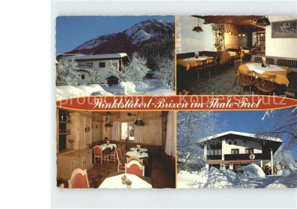 Brixen Thale Cafe Restaurant Winklstüberl