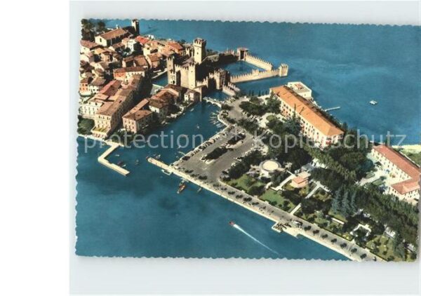 Sirmione Lago di Garda Fliegeraufnahme