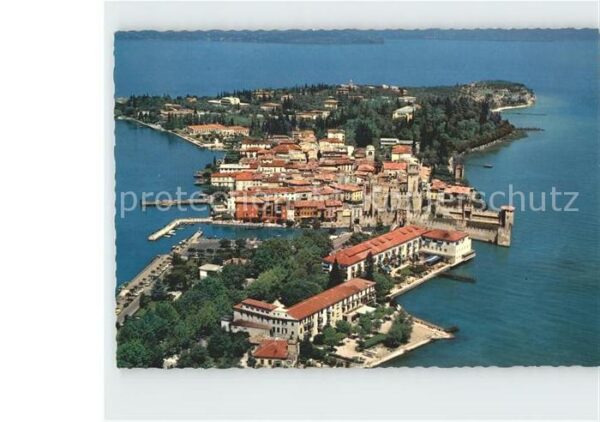 Sirmione Lago di Garda Fliegeraufnahme