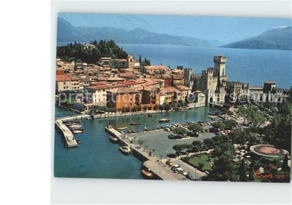 Sirmione Lago di Garda Fliegeraufnahme