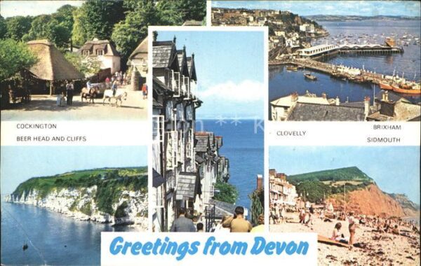 Devon Exeter Cockington Clovelly Brixham Sidmouth