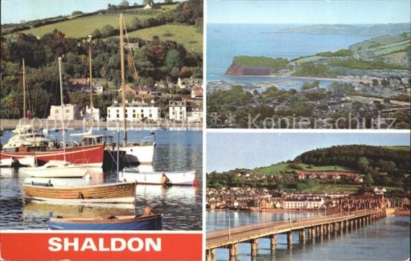 Shaldon Stokeinteignhead Hafen Boote Brücke