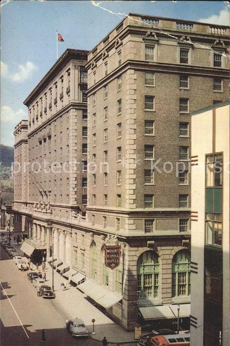 Montreal Quebec Sheraton Mount Royal Hotel
