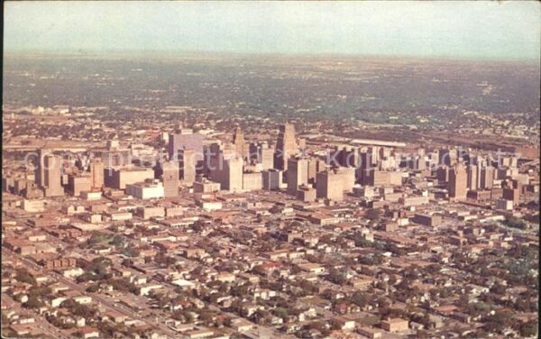 Houston  Texas USA Fliegeraufnahme