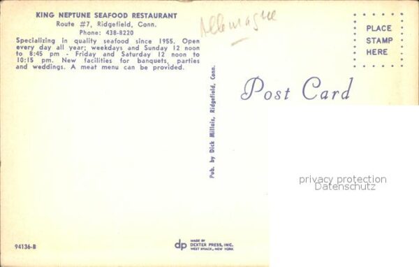 Ridgefield Connecticut King Neptune Seafood Restaurant – Bild 2