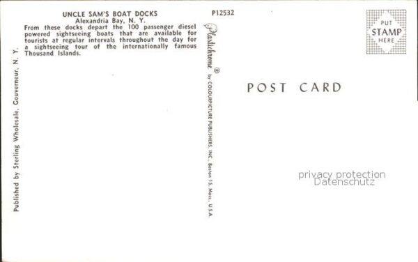 Alexandria Bay Uncle Sam Boat Docks – Bild 2