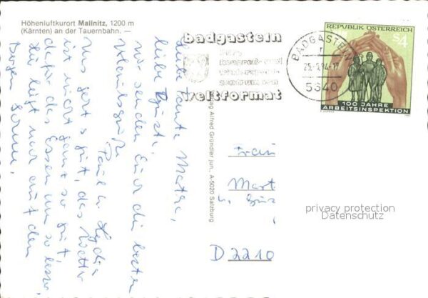 Mallnitz Kaernten Scheinbretter Hannoverhaus Ankogel – Bild 2