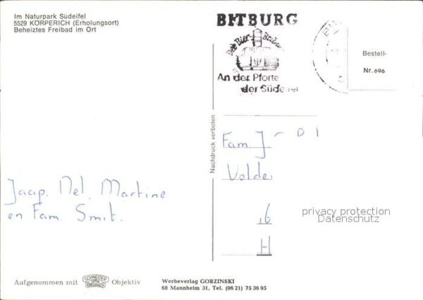Koerperich Eifel Bitburg Brücke Kirche – Bild 2