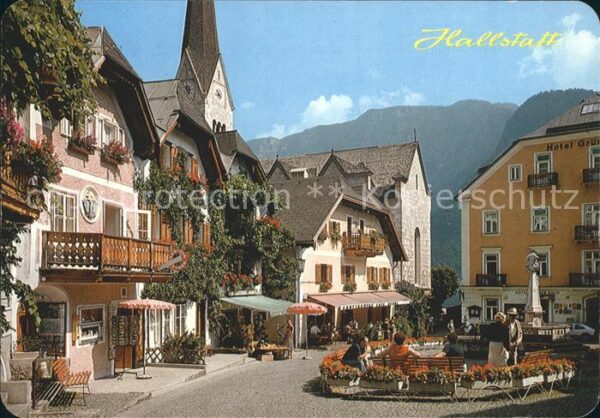 Hallstatt Austria Keltensiedlung Marktplatz