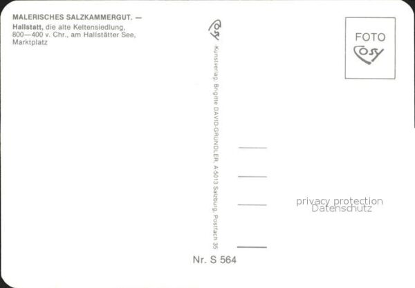 Hallstatt Austria Keltensiedlung Marktplatz – Bild 2