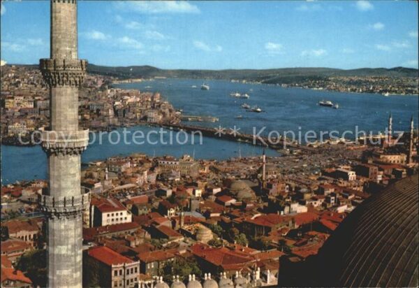 Istanbul Constantinopel Goldener Horn Galata Brücke Bosphorus