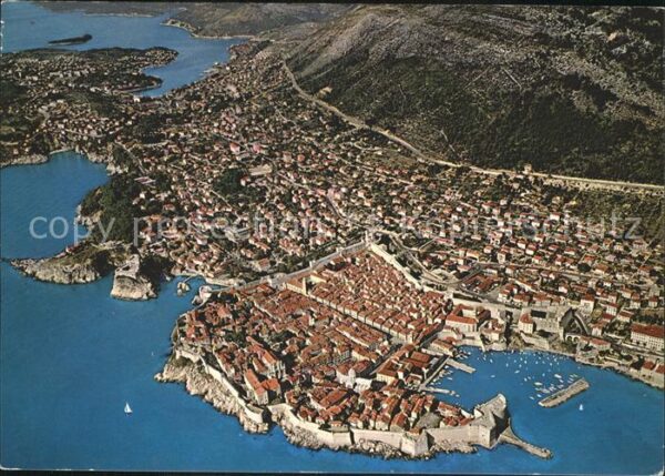Dubrovnik Ragusa Fliegeraufnahme