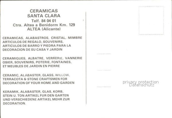 Altea Ceramicas Santa Clara – Bild 2