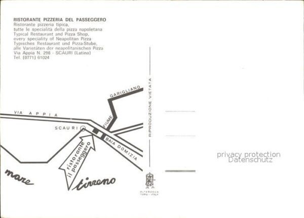 Scauri Restaurant Pizzeria del Passeggero – Bild 2