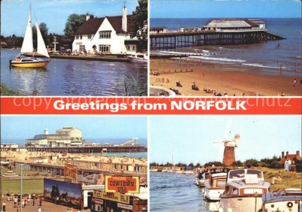 Norfolk Norwich Segelboot Hafen Mühle
