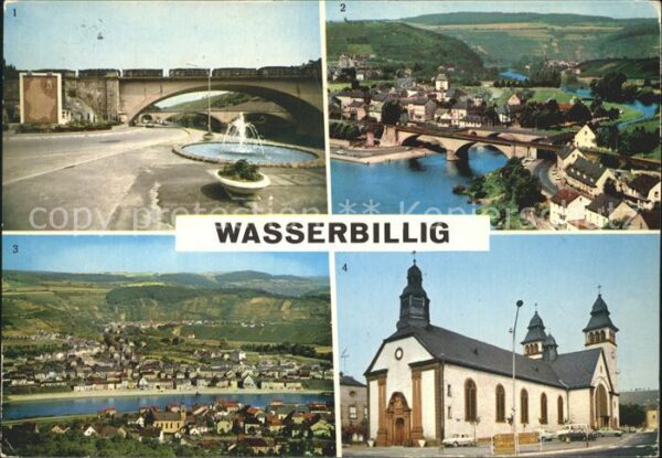 Wasserbillig Eglise Confluent Sure Moselle