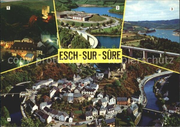 Esch-sur-Sure Illumination Barrage Lac Insenborn
