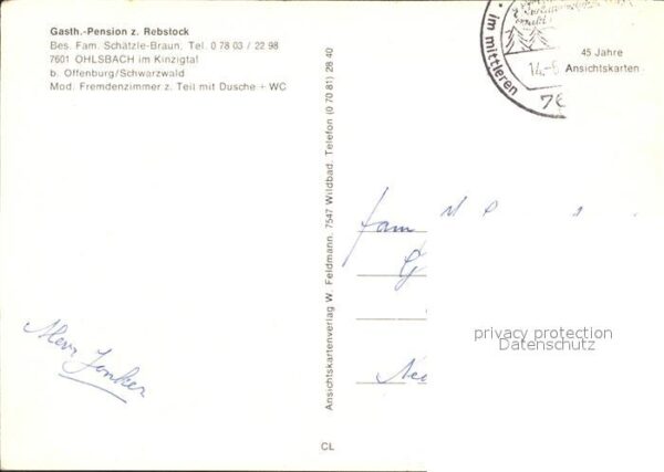 Ohlsbach Gasthof Rebstock – Bild 2