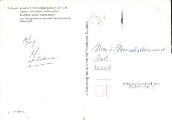 Budapest Rathaus – Bild 2