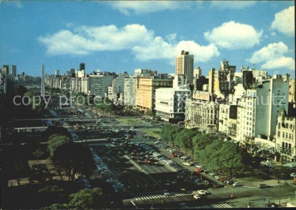 Buenos Aires Avenida 9 Julio Obelisco