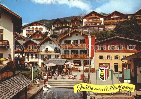 St Wolfgang Wolfgangsee Schiffsanlegelplatz