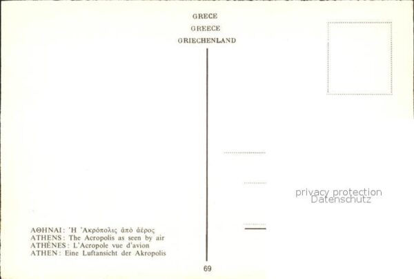 Athen Griechenland Fliegeraufnahme Akropolis – Bild 2
