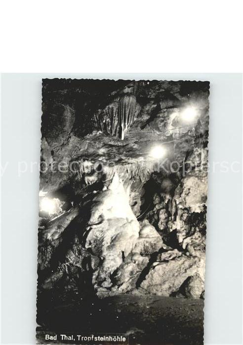 Hoehlen Caves Grottes Bad Thal Tropfsteinhöhle