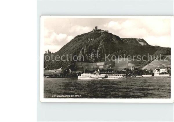 Dampfer Seitenrad Drachenfels Rhein Rheingold-Serie-Nr. 4