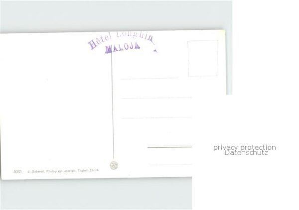 Foto Gaberell J. Nr. 5035 Cavlocciosee Forno – Bild 2